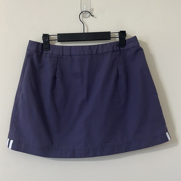 Adidas Originals Reveal Your Voice Ripstop Zip-Front Mini Skirt Purple Size M - Picture 8 of 10